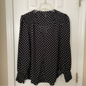 1 State Women’s Long Sleeve V-neck Blouse